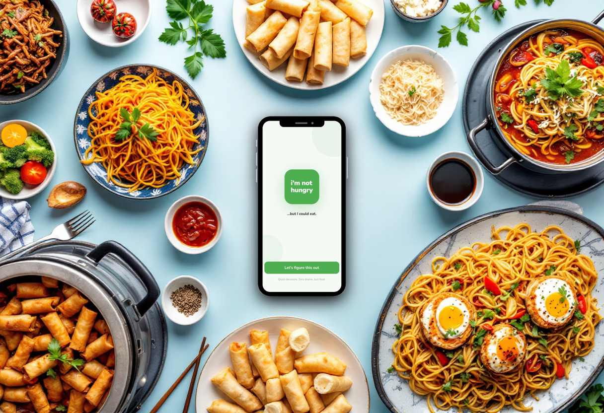 i'm not hungry — dinner decision app